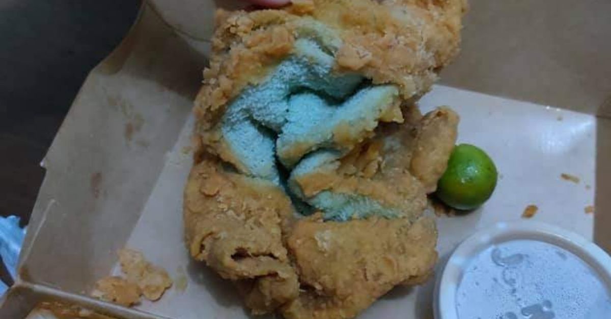 Fried towel for deep-fried 'chicken'