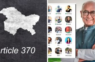 If Back In Power, Congress Will Rethink Revoking Art 370: Digvijaya Singh Tells Pakistan