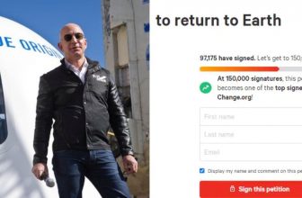 Thousands Sign Petition To Stop Jeff Bezos From Returning To Earth Following A Space Trip