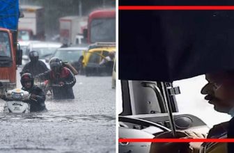 Driver Driving Bus With Umbrella In One Hand, Here Is Why