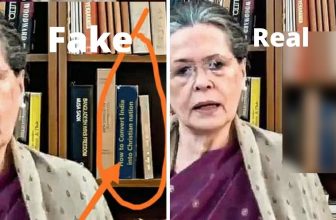 Viral Photo Of Sonia Gandhi With Christian Conversion Book In Background