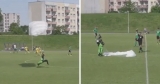 Skydiver Lands In The Middle Of A Football Match Later Gets ‘Booked’ By Referee